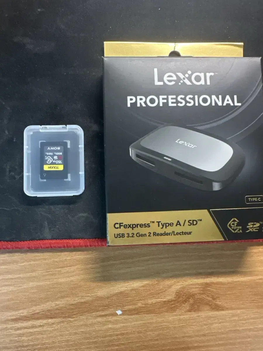 CF Express A타입 소니 터프 160기가 + lexar 리더기